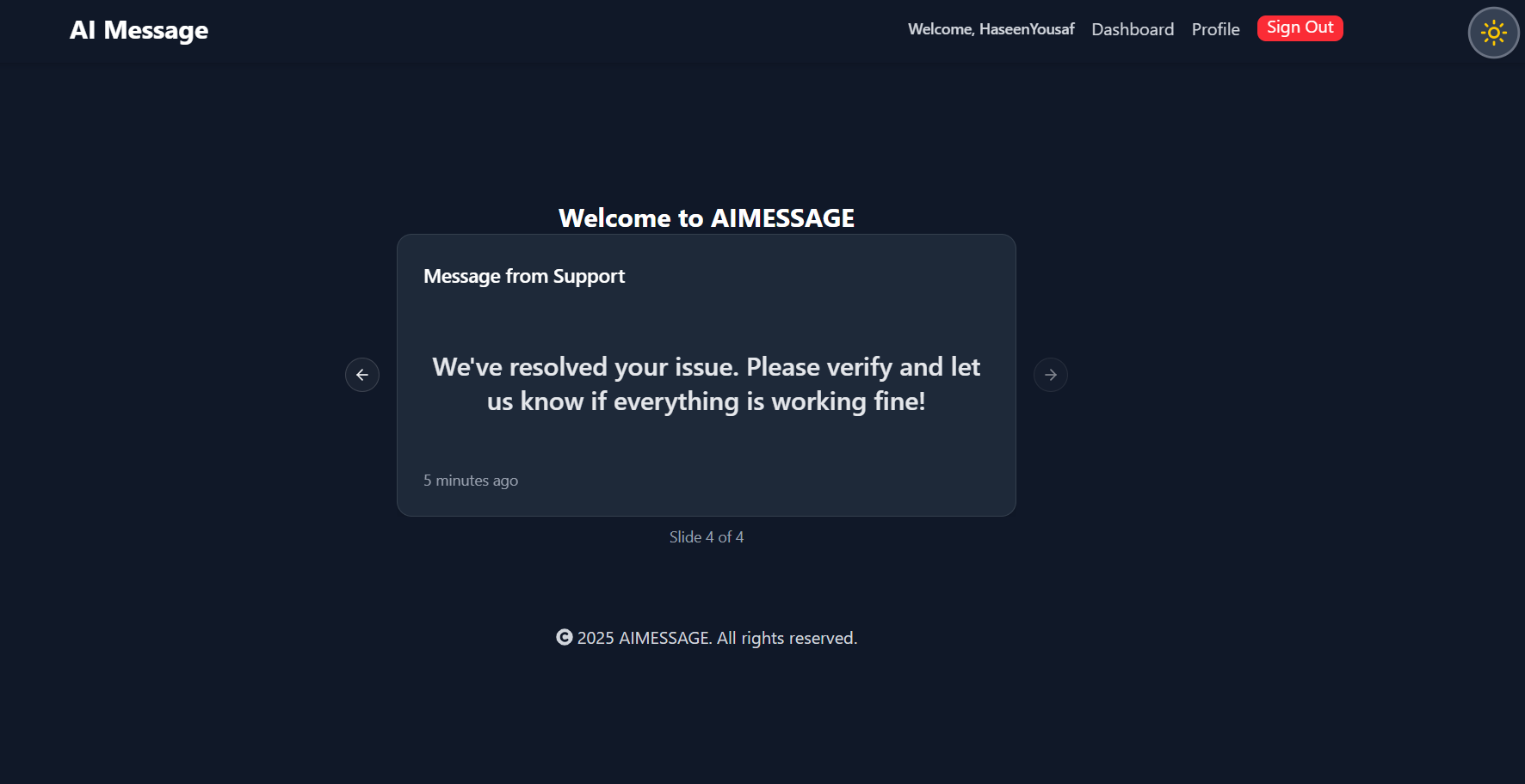 AI Message